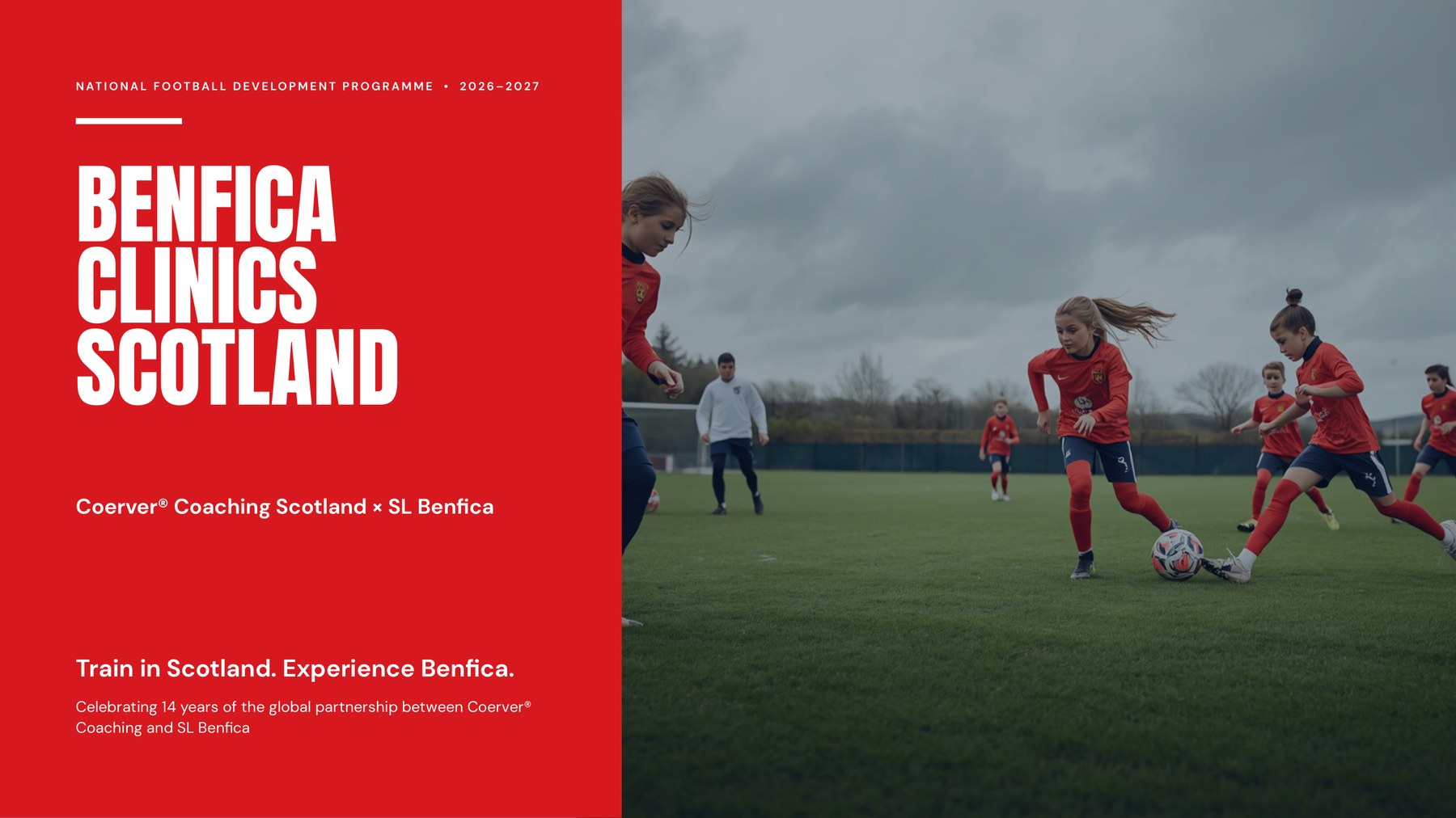 Benfica Clinics Scotland 2026-2027 - Coerver Coaching Scotland x SL Benfica national football development programme