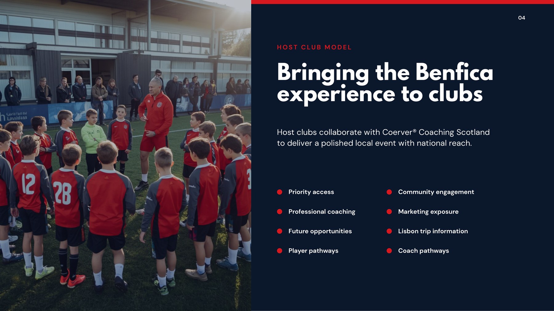 Host club model - bringing the Benfica experience to Scottish football clubs