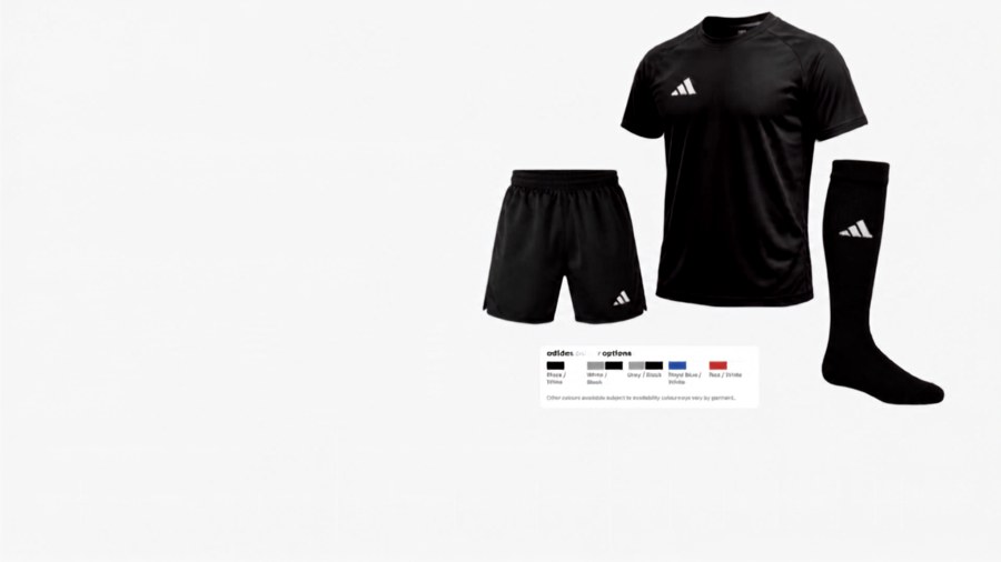Adidas Entrada Training Wear - Short-Sleeve Shirt + Shorts + Milano Sock