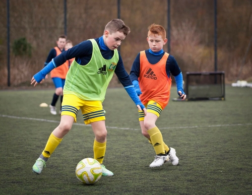 Fantastic Coerver&reg; Partner Club day today with Tass Thistle in Ayrshire