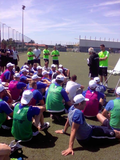 Coerver&reg; Global | Co-founder Alfred Galustian delivering Coach Education in Zagreb Coerver Coaching Croatia #neverfollow #worldsno1
