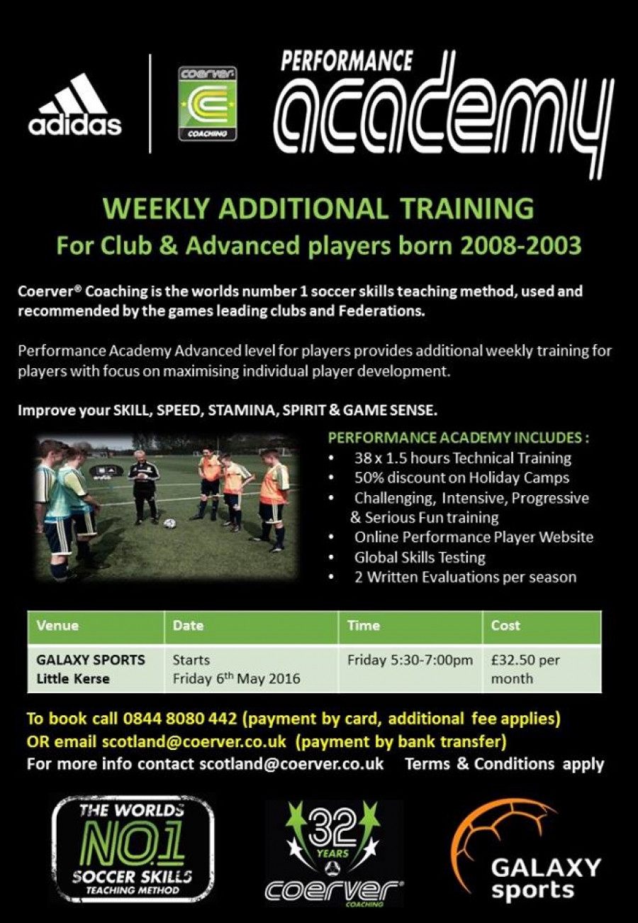 NEW COERVER&reg; PERFORMANCE ACADEMY (ADVANCED)
